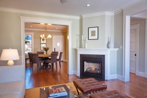 Eureka Valley Architecture - Fireplace and Family Room