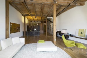 Interior of Modern San Francisco Loft Renovation