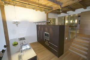 Kitchen of Modern San Francisco Loft Renovation