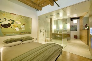 Bedroom of Modern San Francisco Loft Renovation